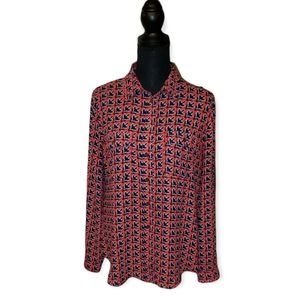 Loft Long Sleeve Blouse EUC